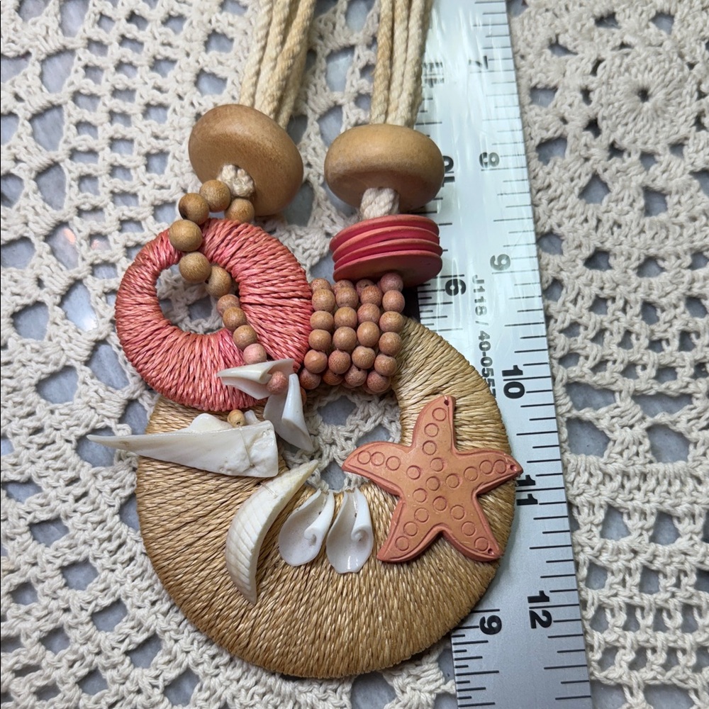 Boho Starfish Statement Necklace - image 5
